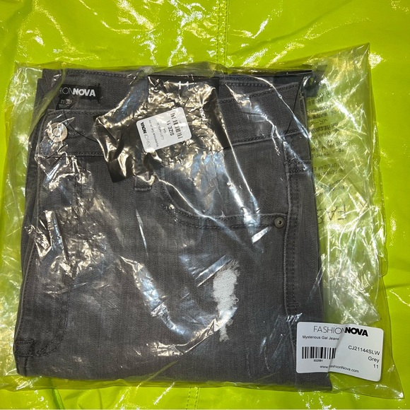 Mysterious Gal Jeans - Grey - Picture 9 of 10